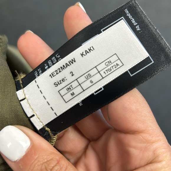 Ba&sh Kaki green Lady pants - Picture 5 of 7